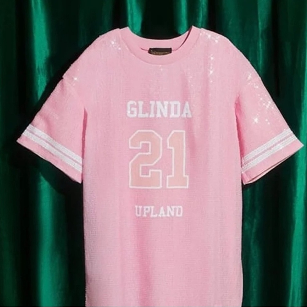 Glinda sequin T-Shirt dress